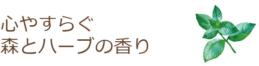 心やすらぐ森とハーブの香り