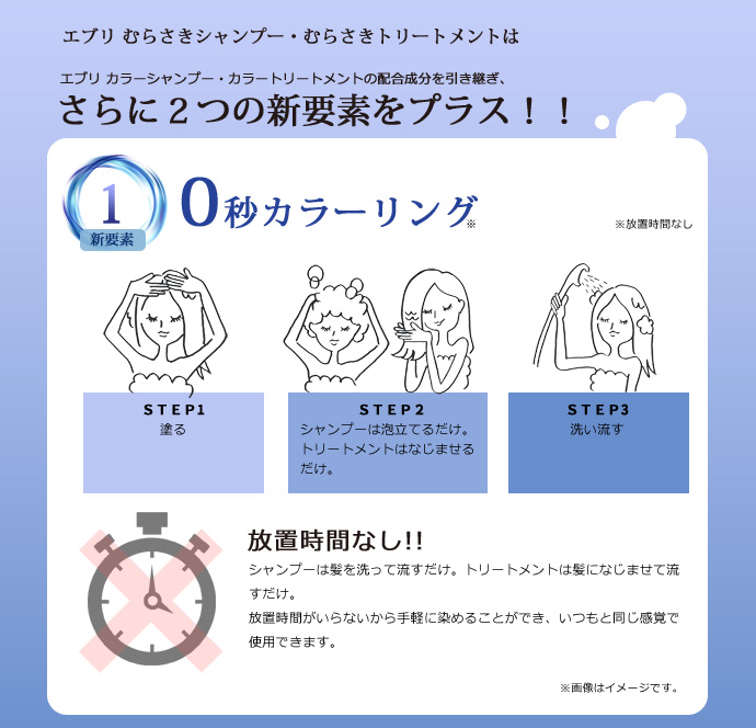 0秒カラーリングで放置時間なし